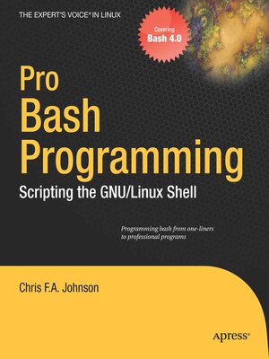 cover image of Pro Bash Programming